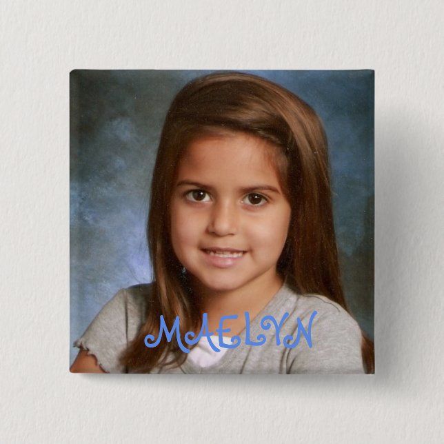 maelyn, MAELYN 15 Cm Square Badge (Front)