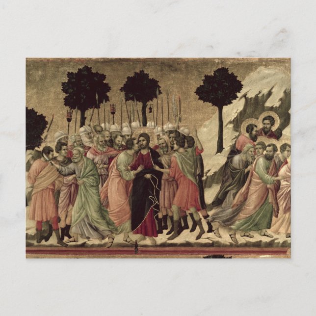 Maesta: Betrayal of Christ, 1308-11 Postcard (Front)