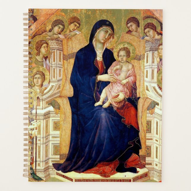 Maestà, detail of Madonna and Child on throne Planner (Front)