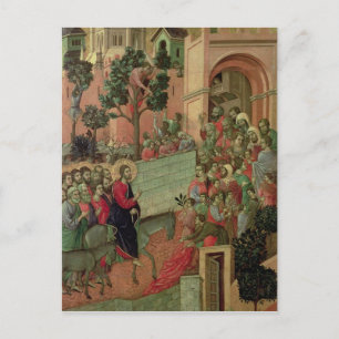 Maesta: Entry into Jerusalem, 1308-11 Postcard