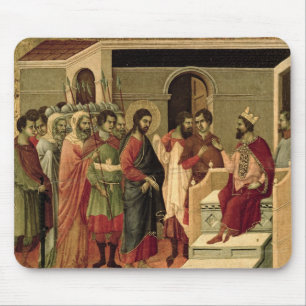 Maesta: Jesus before Herod, 1308-11 Mouse Mat