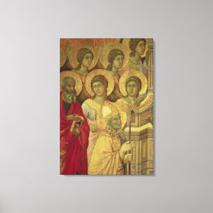 Maesta: Saints, , 1308-11 Canvas Print
