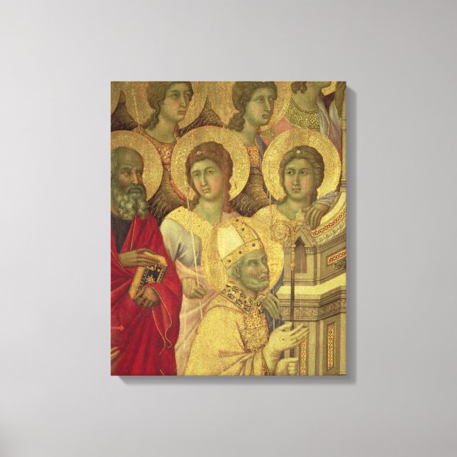 Maesta: Saints, , 1308-11 Canvas Print (Front)