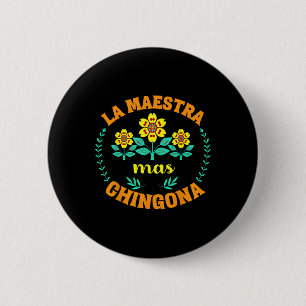 Maestra Bilingue Back To School Spanish Teacher Bi 6 Cm Round Badge