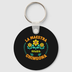 Maestra Bilingue Back To School Spanish Teacher Bi Key Ring