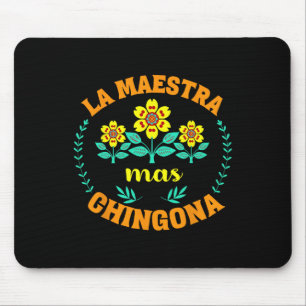 Maestra Bilingue Back To School Spanish Teacher Bi Mouse Mat