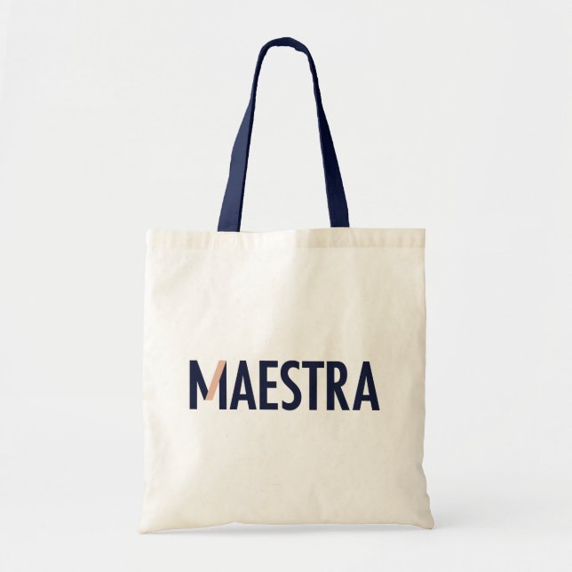 Maestra Logo Tote (Front)