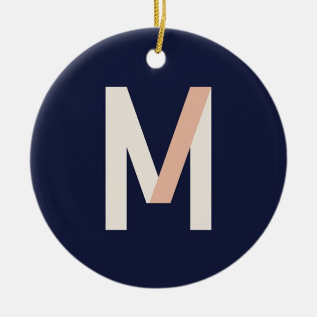 Maestra "M" Ornament (Front)
