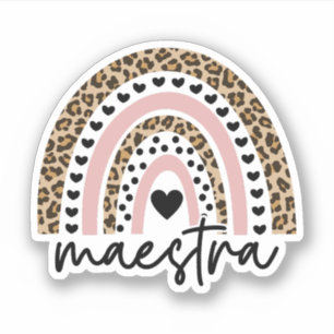 Maestra Rainbow, Spanish Teacher Appreciation Gift