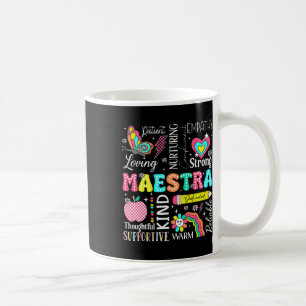Maestra Spanish Teacher Back To School First Day O Coffee Mug