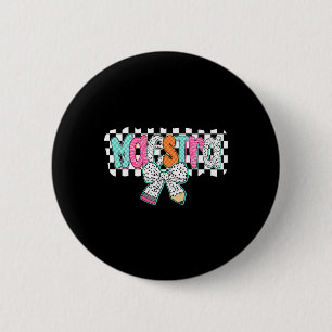 Maestra Spanish Teacher Back To School Pencil Coqu 6 Cm Round Badge