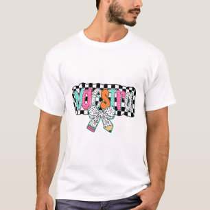 Maestra Spanish Teacher Back To School Pencil Coqu T-Shirt