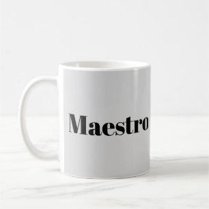 Maestro Conductor Pianist Musician Music Themed Coffee Mug