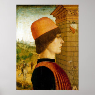 Maestro delle Storie del Pane Portrait of a Man Poster