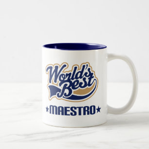 Maestro Gift (Worlds Best) Two-Tone Coffee Mug
