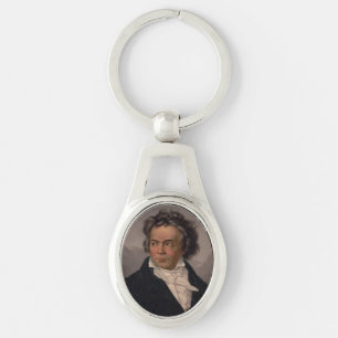 Maestro Ludwig Beethoven Symphony Music Composer  Key Ring