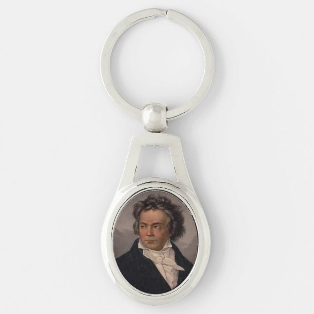 Maestro Ludwig Beethoven Symphony Music Composer  Key Ring (Front)