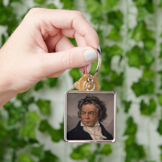 Maestro Ludwig Beethoven Symphony Music Composer  Key Ring (Hand)