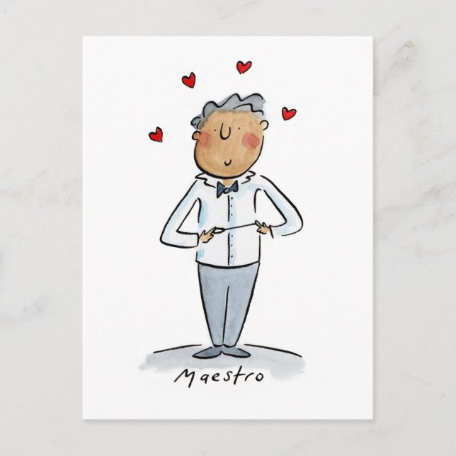 Maestro Postcard (Front)