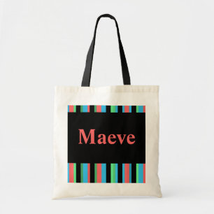 Maeve Pretty Striped Tote Bag