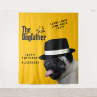 Mafia 40th 🐾 Birthday Dogfather Mobster Funny 