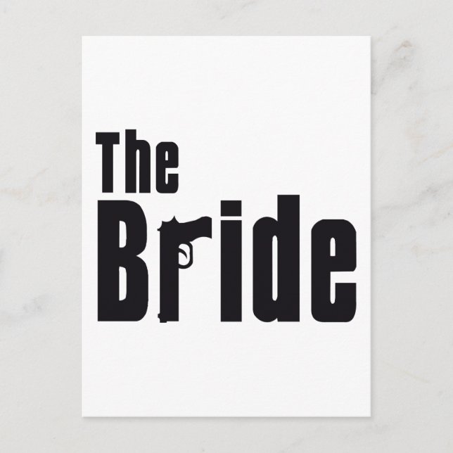 Mafia Bride Postcard (Front)