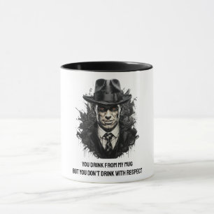 Mafia Man in Black hat Mug