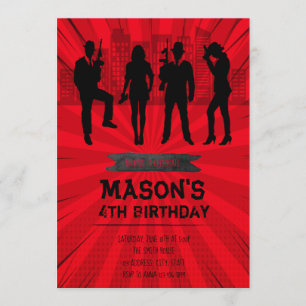 Mafia party invitation