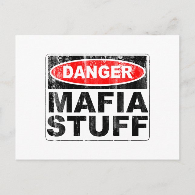 Mafia Stuff Postcard (Front)