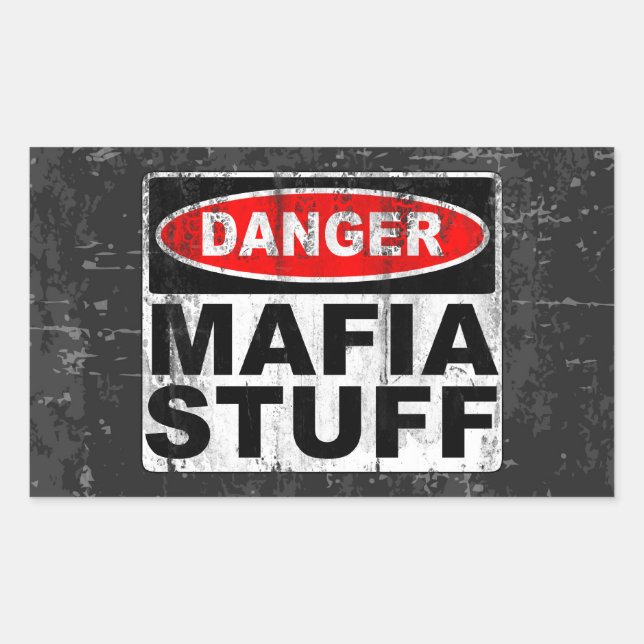 Mafia Stuff Rectangular Sticker (Front)