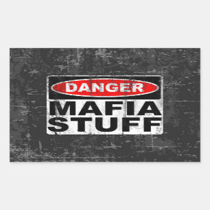 Mafia Stuff Rectangular Sticker
