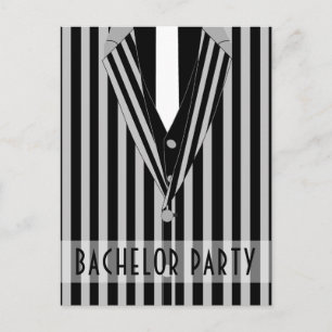 Mafia Suit Bachelor Party Invitation