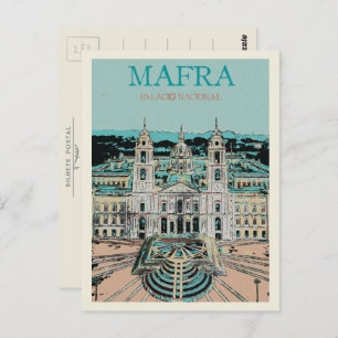 Mafra National Palace, Architectural Grandeur Postcard