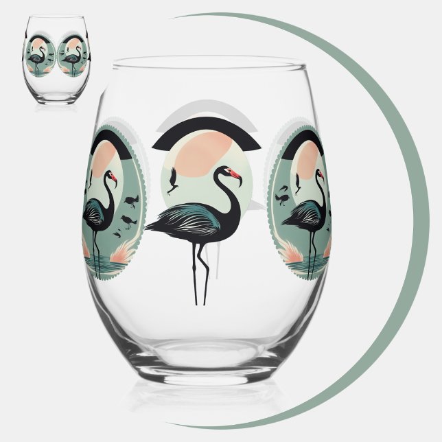 Mag Mell Stemless Wine Glass (Mag Mell Stemless Wine Glass (Front & Left)
)