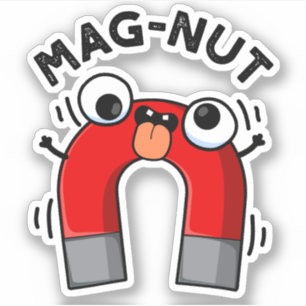 Mag-nut Funny Magnet Pun 