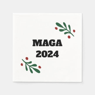 MAGA 2024 Christmas Napkin