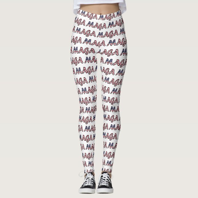 MAGA American Pride Leggings (Front)