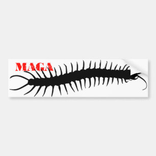 MAGA Centipede Bumper Sticker