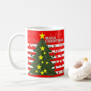 MAGA Christmas Patriotic Coffee Mug