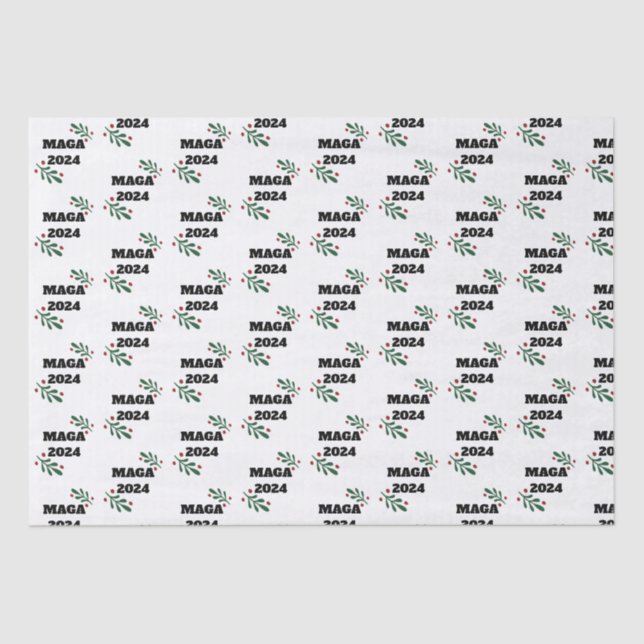 MAGA Christmas Tissue Paper (Front)