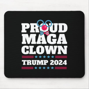 Maga Clown Trump 2024 Usa New York Bronx Trump Vot Mouse Mat