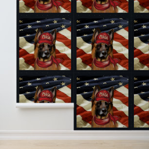 MAGA GERMAN SHEPHERD WALLPAPER