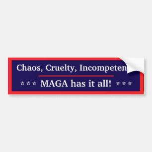 MAGA Has It All Bumper Sticker