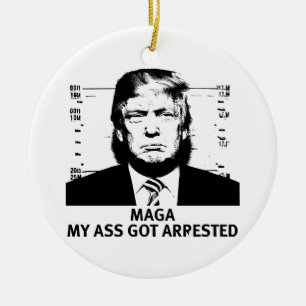 MAGA Indicted Ceramic Tree Decoration