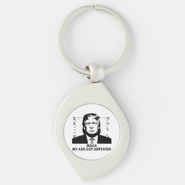 MAGA Indicted Key Ring (Front)