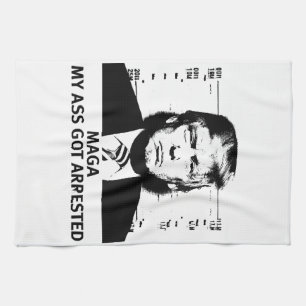 MAGA Indicted Tea Towel