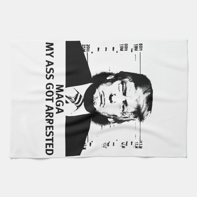 MAGA Indicted Tea Towel (Horizontal)