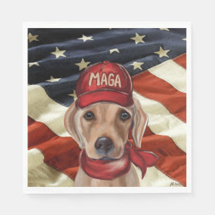 MAGA LABRADOR RETRIEVER NAPKIN