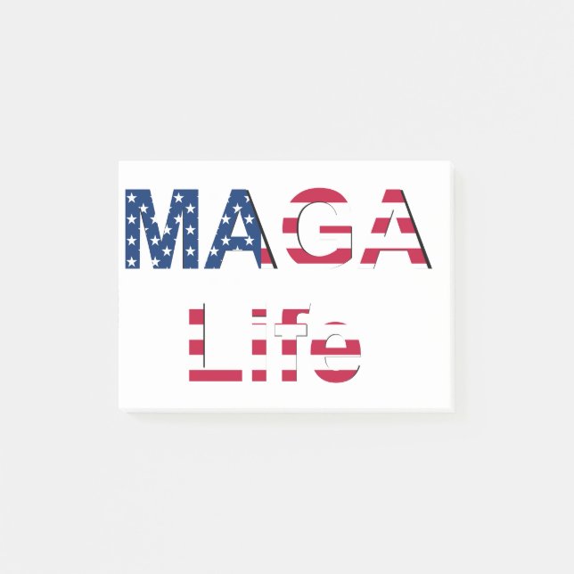 MAGA Life Post-it Notes (Front)