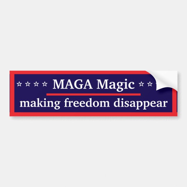 MAGA Magic Bumper Sticker (Front)